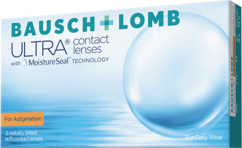 Μηνιαίοι Φακοί Επαφής Bausch & Lomb Ultra Υπερμετρωπίας με Αστιγματισμό (3 Φακοί)