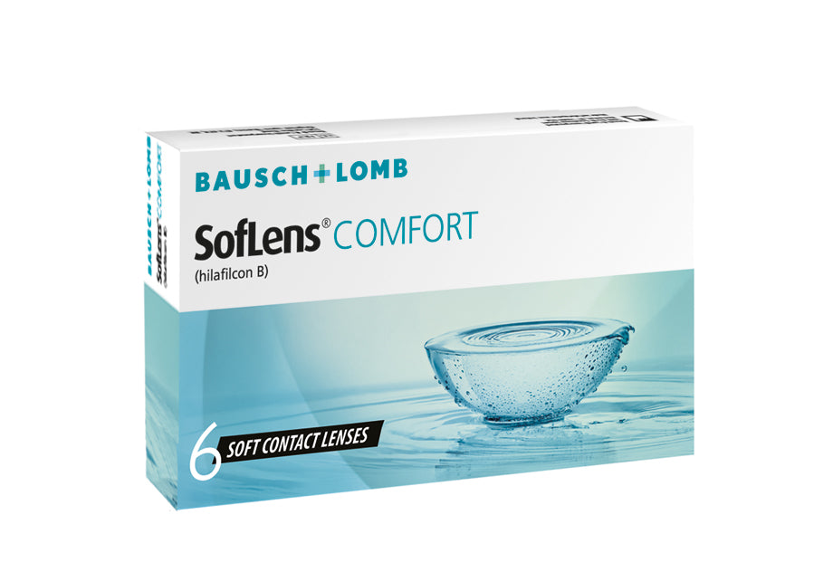 Μηνιαίοι Φακοί Επαφής Bausch & Lomb SofLens Comfort Μυωπίας (6 Φακοί)