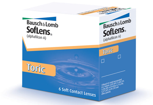 Μηνιαίοι Φακοί Επαφής Bausch & Lomb SofLens Υπερμετρωπίας με Αστιγματισμό (6 Φακοί)