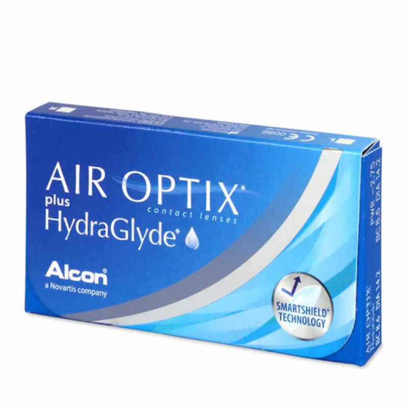 Μηνιαίοι Φακοί Επαφής Alcon Air Optix Plus HydraGlyde Μυωπίας (6 Φακοί)