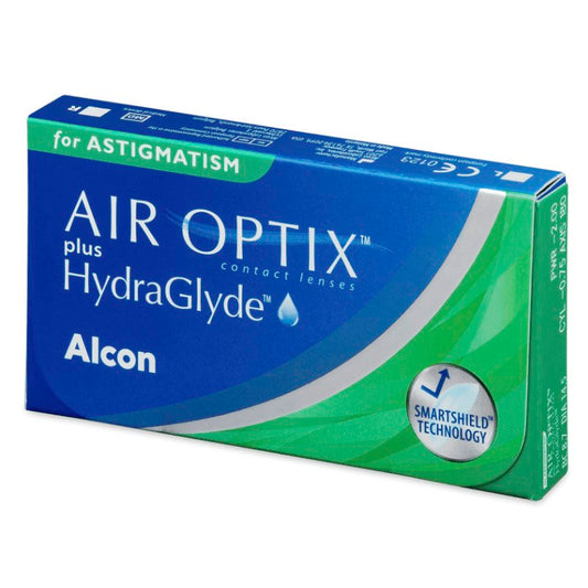 Μηνιαίοι Φακοί Επαφής Alcon Air Optix Plus HydraGlyde Υπερμετρωπίας με Αστιγματισμό (3 Φακοί)