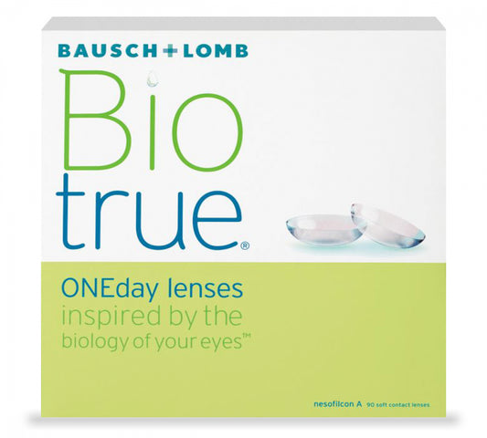 Ημερίσιοι Φακοί Επαφής Bausch & Lomb Biotrue ONEday (90 Φακοί) Μυωπίας